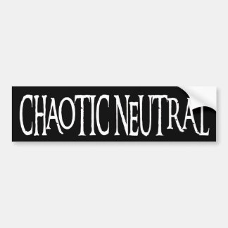 "Chaotic Neutral" Bumper Sticker