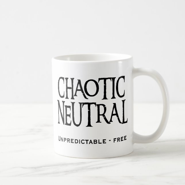 "Chaotic Neutral" Coffee Mug (Right)