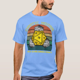Chaotic Neutral Kinda Care Kinda Dont Gamer T-Shirt