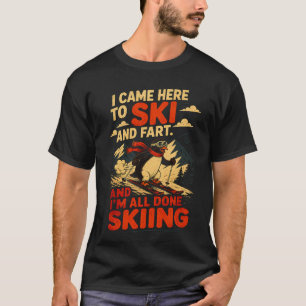 Chaotic Penguin Winter Sports Graphic Shirt