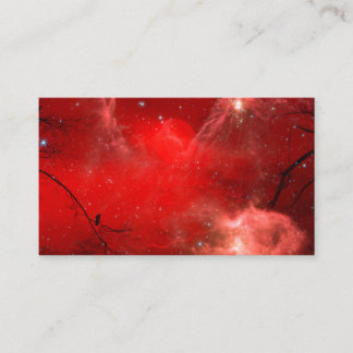 Chaotic Red Business Card
