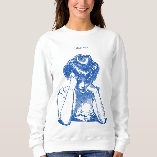 Chaotic – Retro Sketch Style Sweatshirt (Front)
