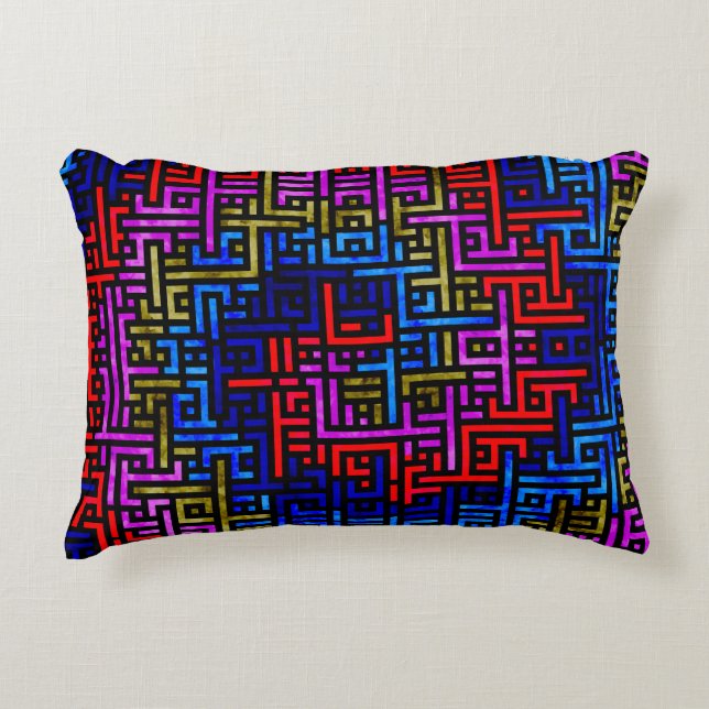Chaotic Spiral Decorative Cushion (Front)