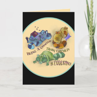 Chaotic Trash Gremlin, sleepy raccoons Card