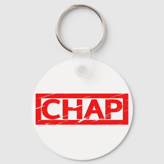 Chap Stamp Key Ring (Front)