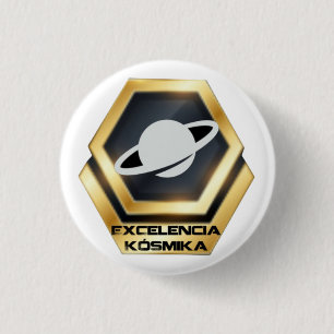 Chapa Excelencia Kósmika 3 Cm Round Badge