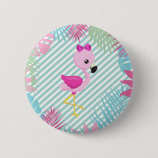 Chapa Flamenco Rosa Baby 6 Cm Round Badge