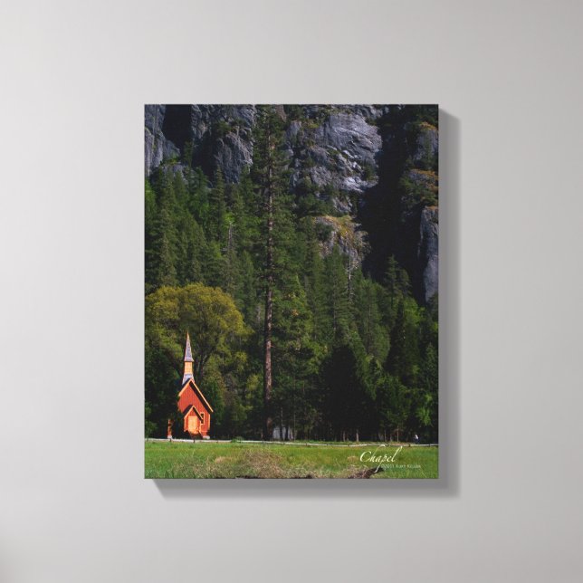 Chapel at Yosemite Canvas Print (Front)