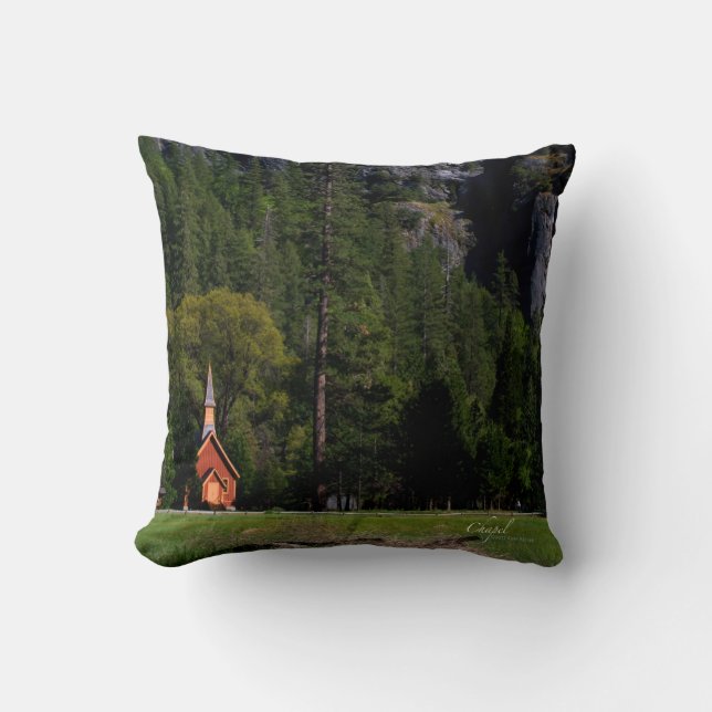 Chapel at Yosemite Cushion (Front)
