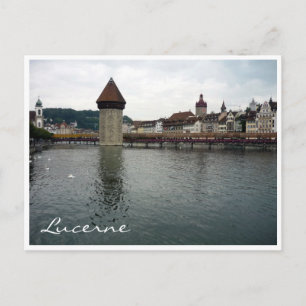 chapel bridge lucerne postcard