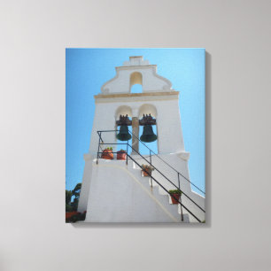 Chapel in Mouse Island, Corfu, Greece Canvas Print