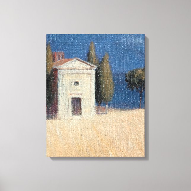 Chapel near Pienza II 2012 Canvas Print (Front)