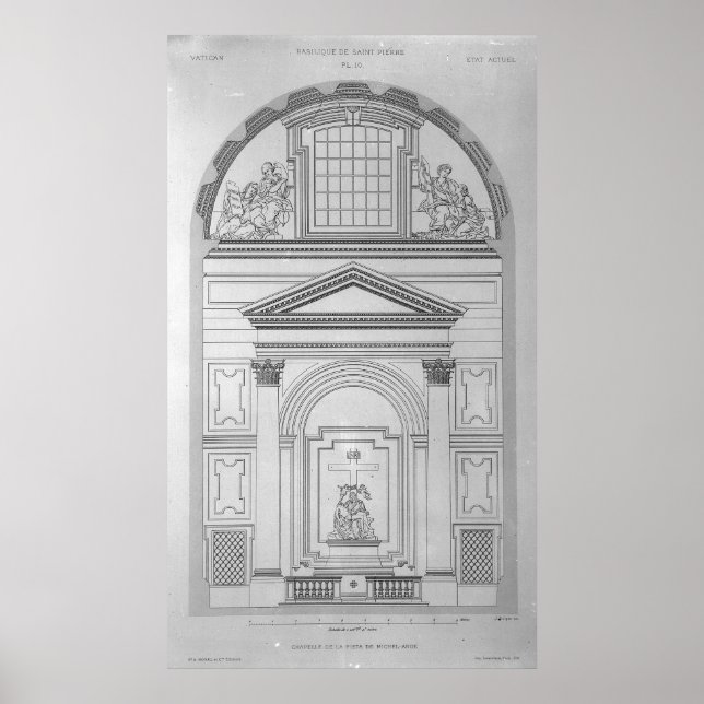 Chapel of the Pieta in St.Peter's Poster (Front)
