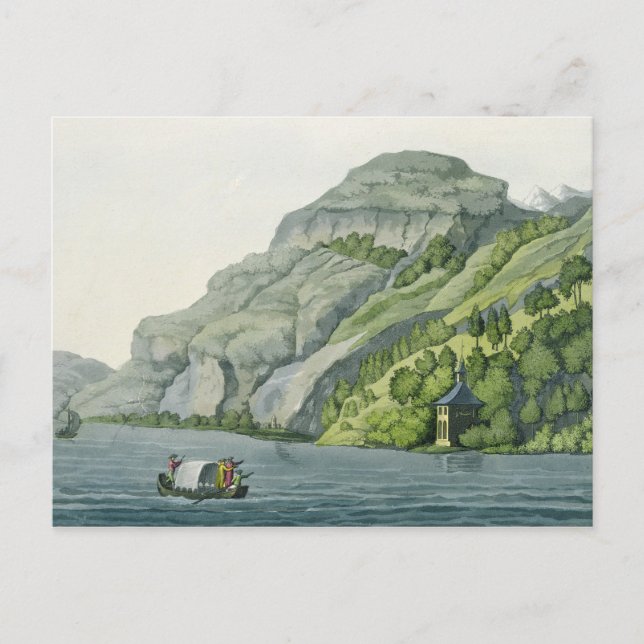 Chapel of William Tell, from 'Customs of the Vario Postcard (Front)