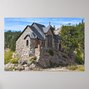 Chapel on the Rock, Allenspark, Colorado Poster