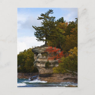 Chapel Rock In Autumn Postcard