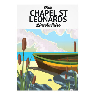 chapel st leonards,Lincolnshire holiday poster. Photo Print