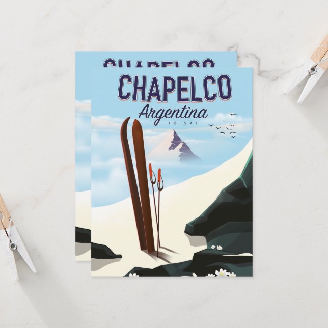 Chapelco Argentina to Ski (Front/Back In Situ)