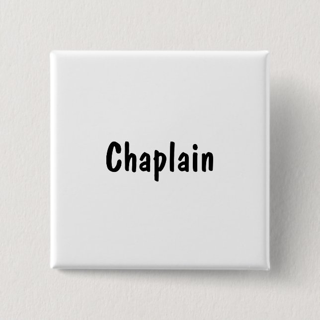 Chaplain 15 Cm Square Badge (Front)