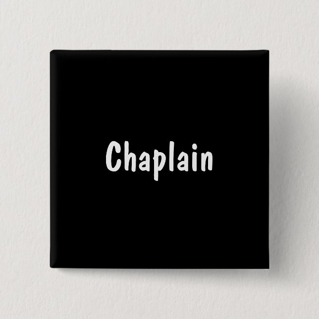 Chaplain 15 Cm Square Badge (Front)