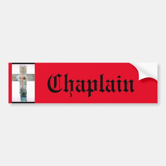 Chaplain bumper sticker (Front)