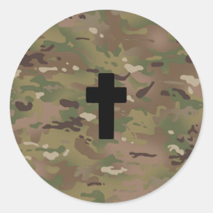 Chaplain (Christian) Classic Round Sticker