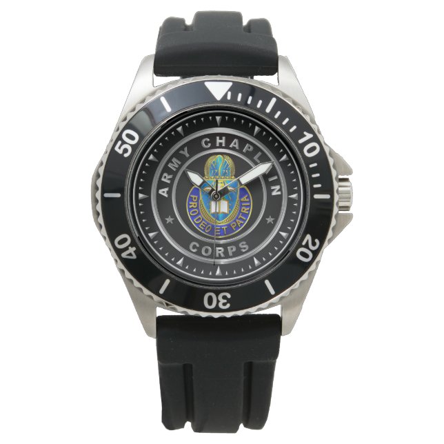 Chaplain Corps Army Veteran  Watch (Front)
