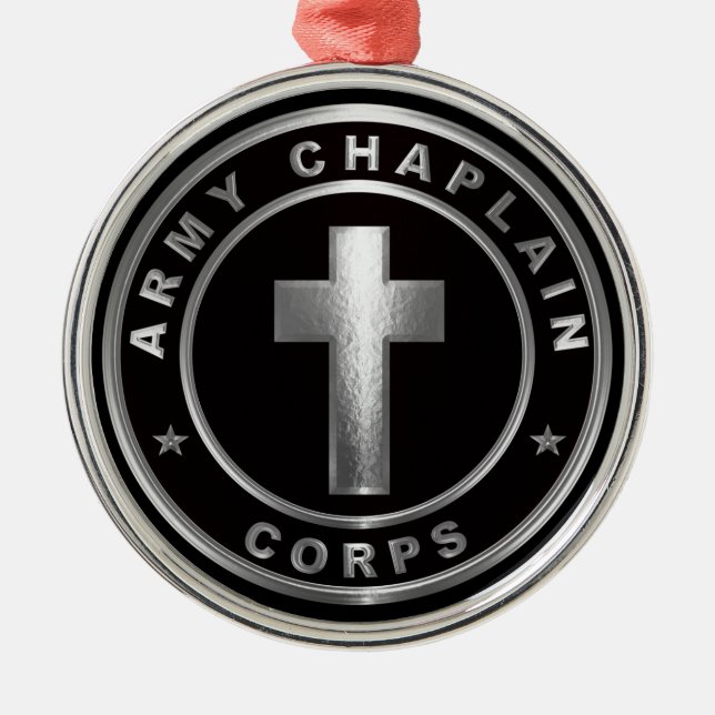 CHAPLAIN CORPS  METAL TREE DECORATION (Front)