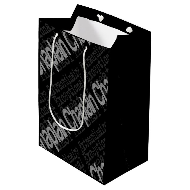 Chaplain Extraordinaire Medium Gift Bag (Front Angled)