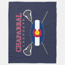 ChapLAX Flag Logo on Blue Fleece (3 Sizes)