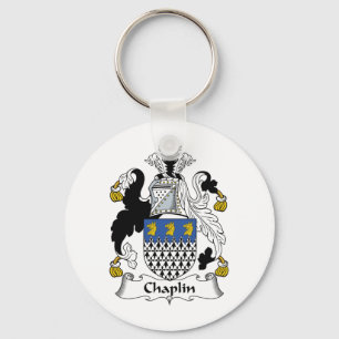 Chaplin Family Crest Key Ring