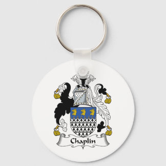 Chaplin Family Crest Key Ring