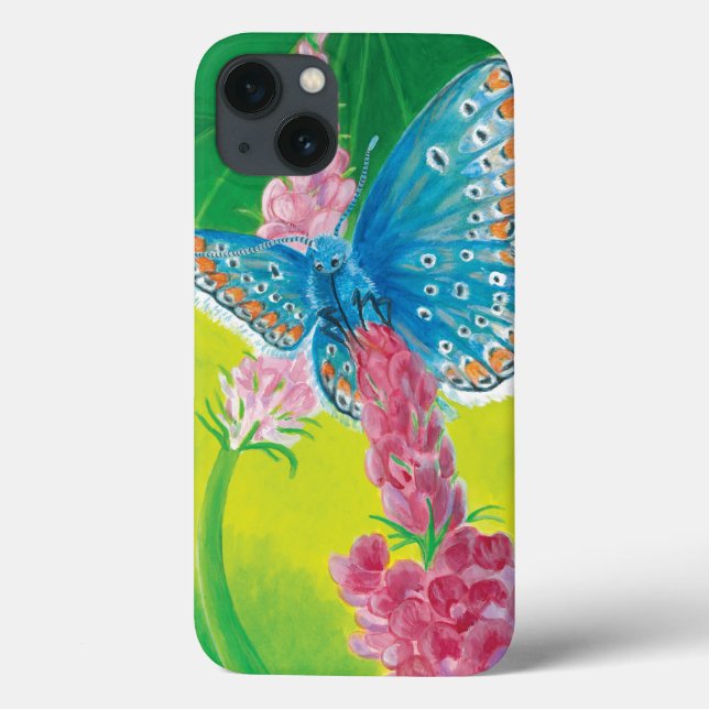 Chapmans blue butterfly (Polyommatus thersites)   Case-Mate iPhone Case (Back)