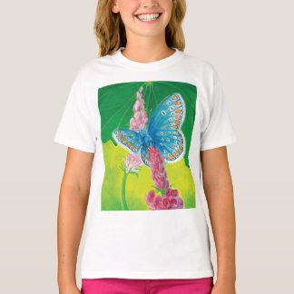 Chapmans blue butterfly (Polyommatus thersites)   T-Shirt