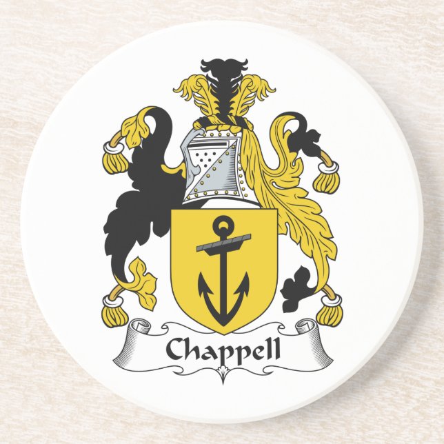 Chappell Family Crest Coaster (Front)