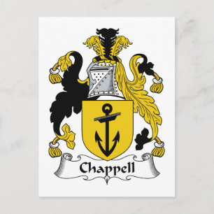 Chappell Family Crest Postcard