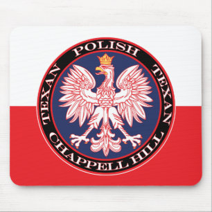 Chappell Hill Round Polish Texan Mouse Pad
