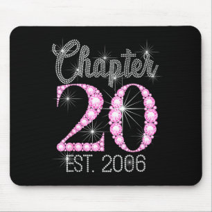 Chapter 20 Est 2006 Happy 20th Birthday Gift  Mouse Pad