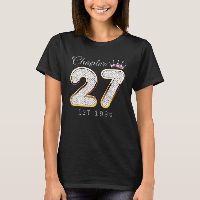 Chapter 27 Est 1995 27th Birthday Tee  For Womens (Front)