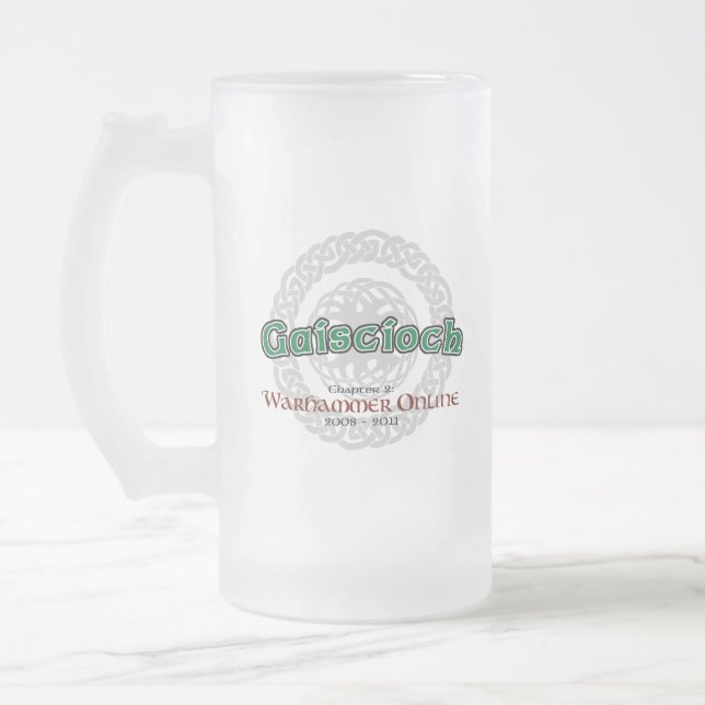 chapter_2_mug_back, chapter_2_mug_front frosted glass beer mug (Left)
