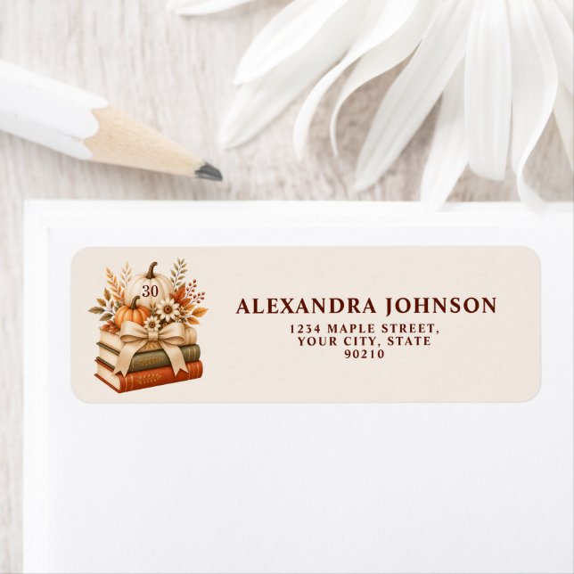 Chapter 30 Fall Pumpkin Bookish 30th Birthday (Insitu)