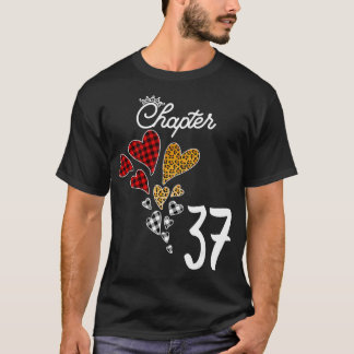 Chapter 37 Years 37th Birthday Leopard Buffalo pla T-Shirt
