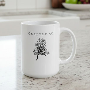 Chapter 40 Coquette Book Wildflowers Coffee Mug