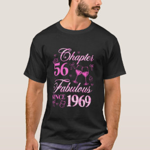 Chapter 56 Fabulous Since 1969 Coquette Bow 56th B T-Shirt