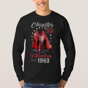 Chapter 59 Fabulous Since 1963 59th Birthday  For  T-Shirt