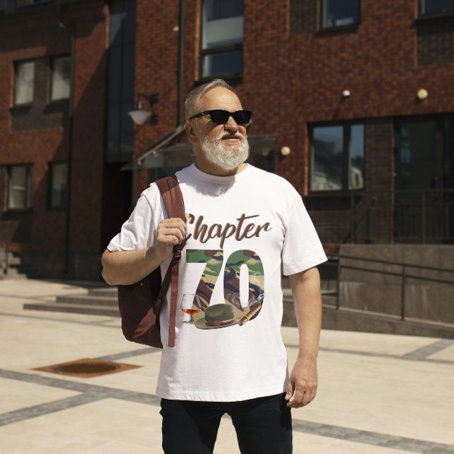 Chapter 70 Army Camo Men's 70th Birthday T-Shirt (Creator Uploaded)