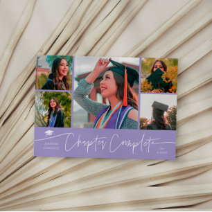 Chapter Complete Lilac Grad Multi Photo Announcement