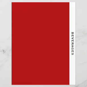 Chapter Divider   Beverages   Red Black & White