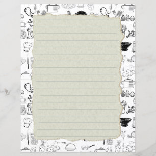 Chapter Divider Pages for Recipe Binders