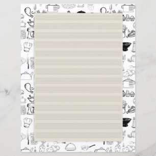 Chapter Divider Pages for Recipe Binders